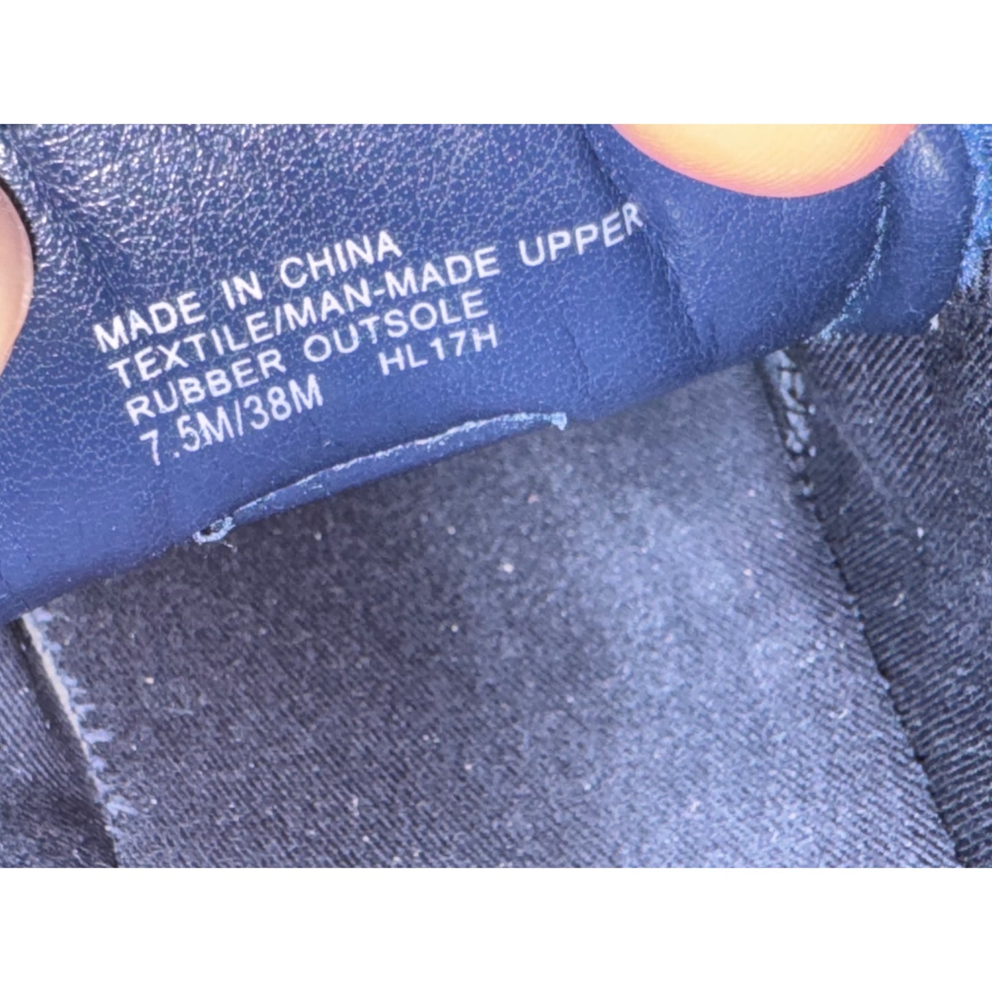 Michael Kors Women's Velvet & Patent Leather Sneakers Navy Blue Size 7.5 NWOB