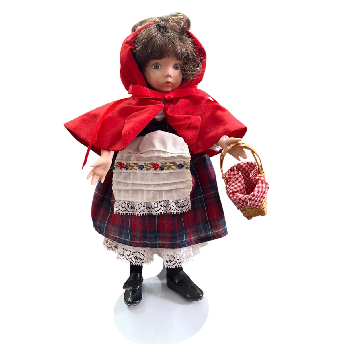 Little Red Riding Hood Porcelain Doll By Dianna Effner For Edwin M. Knowles 1988