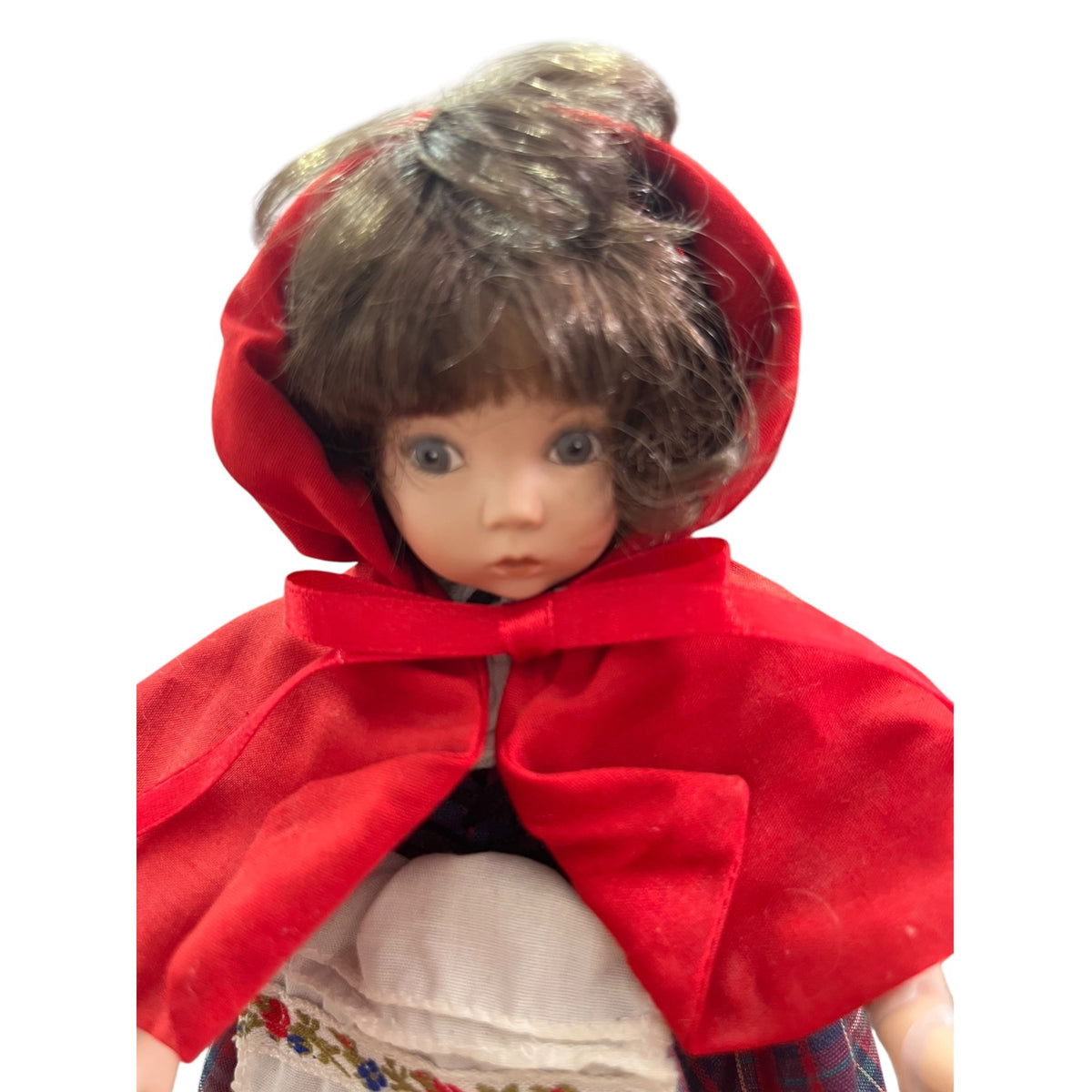 Little Red Riding Hood Porcelain Doll By Dianna Effner For Edwin M. Knowles 1988