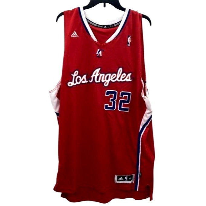 Adidas Los Angeles Clippers Blake Griffin #32 Red NBA Jersey XXL Length +2"