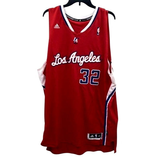 Adidas Los Angeles Clippers Blake Griffin #32 Red NBA Jersey XXL Length +2"