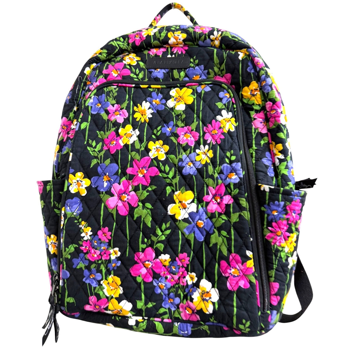 Vera Bradley Floral Quilted Backpack - Vibrant Spring Print