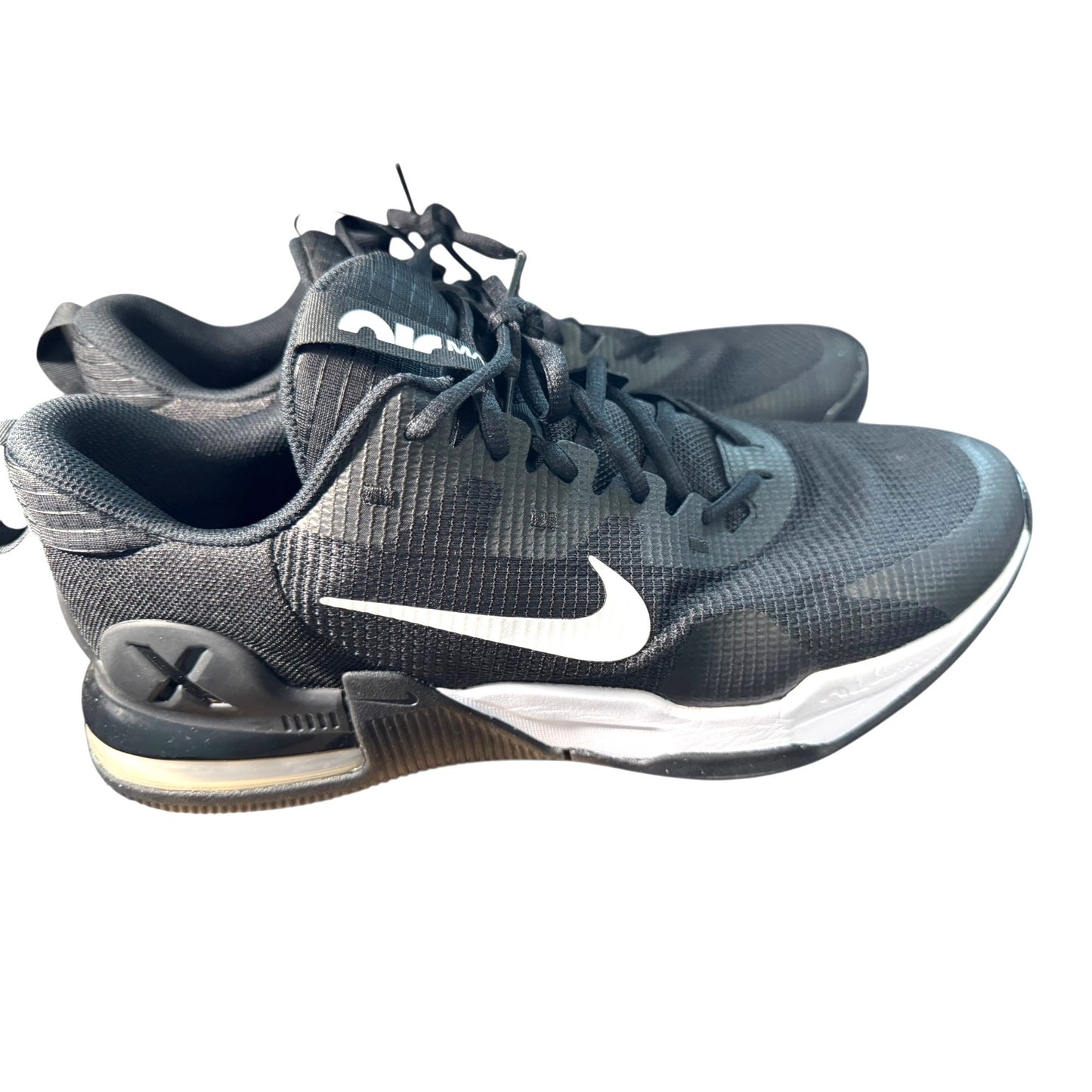 Nike Air Max Impact 4 Mens Basketball Shoes Size 13 Black/White Lightweight Mesh Upper
