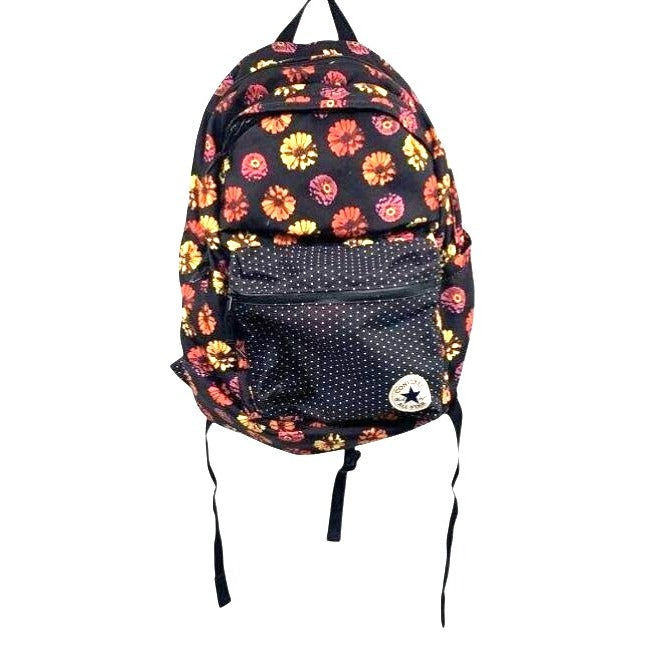 Converse Chuck Plus 1.0 Black Floral Backpack