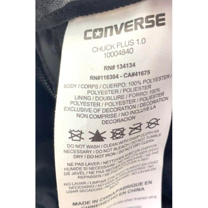 Converse Chuck Plus 1.0 Black Floral Backpack