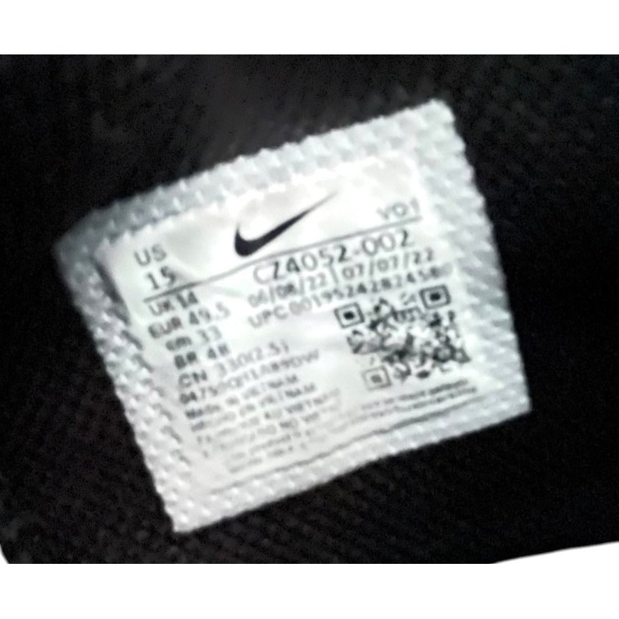 Nike LeBron Witness 6 Basketball Sneakers Black & Dark Obsidian Size 15