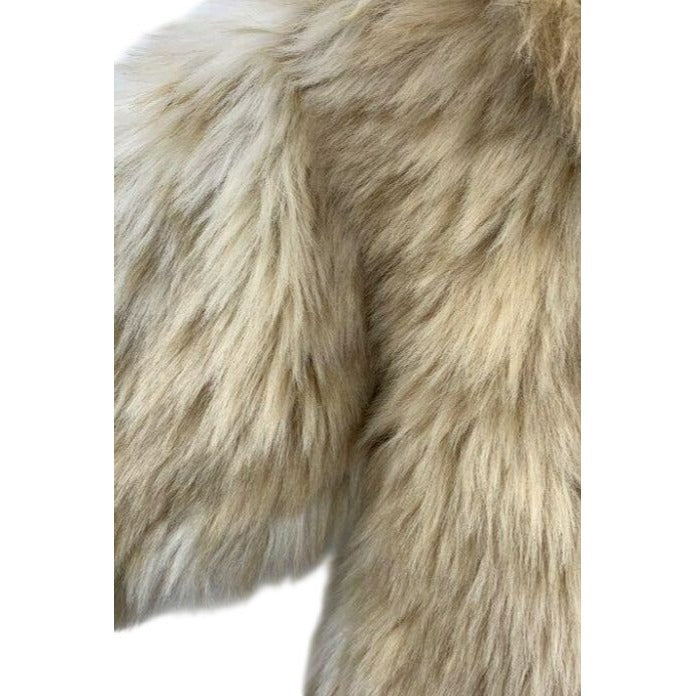 London Fog Baby Faux Fur Coat With Hood Beige 12M