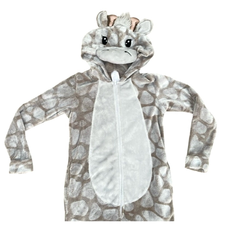 Giraffe Hooded Super Soft Fleece Suit Pajama Onesie XS/XCH 0-2