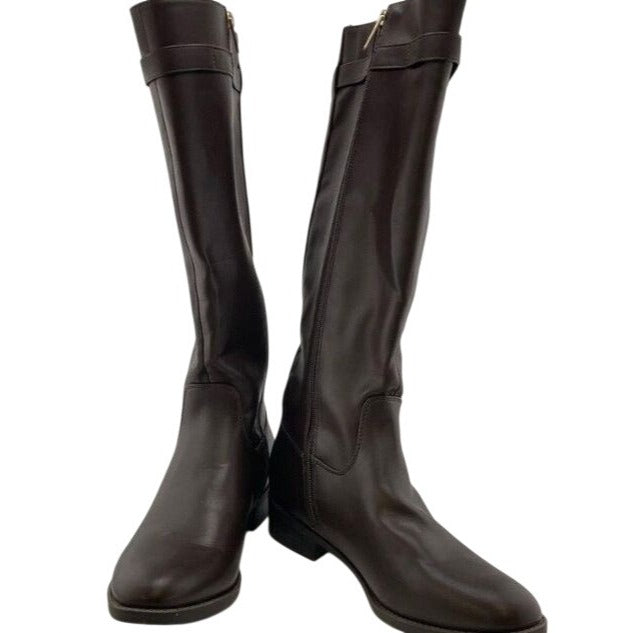 Tommy Hilfiger Brown Derby Boot Women 8.5M