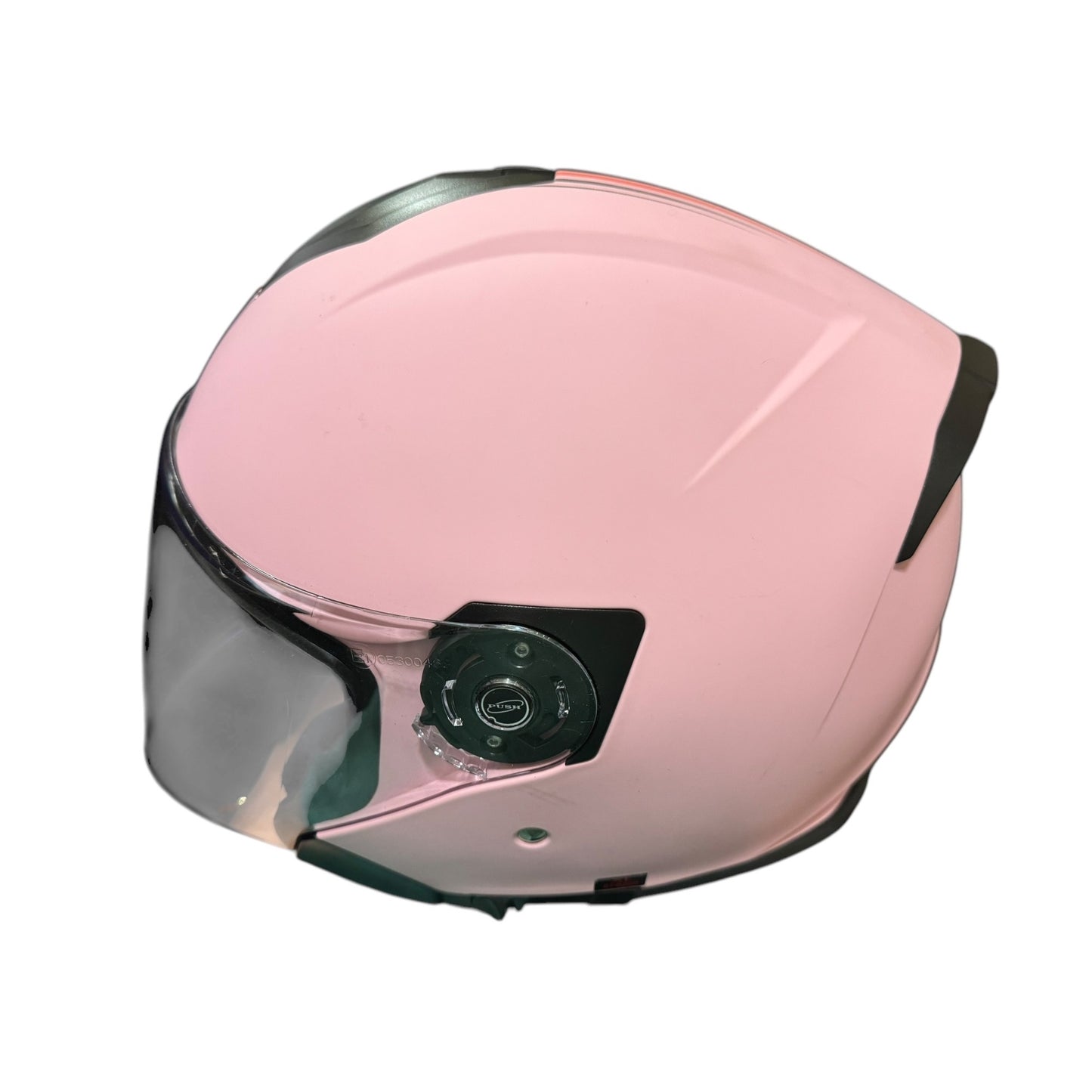 VCAN - FLAT PINK Half Face Motorcycle Helmet SMALL