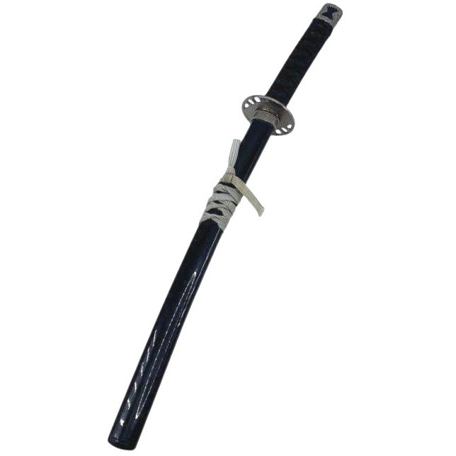 Kill Bill Replica Katana Sword With Black Scabbard & Detailed Handle Design For Collectors Or Display