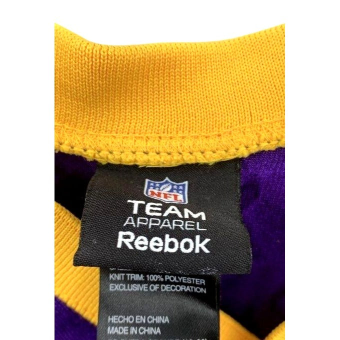 Reebok NFL Team Apparel Adrian Peterson Minnesota Vikings Jersey Purple Youth SZ XL