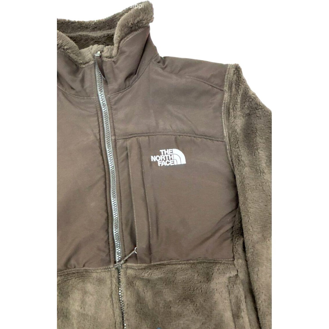 The North Face Women's Brown Fleece Full-Zip Jacket Size S