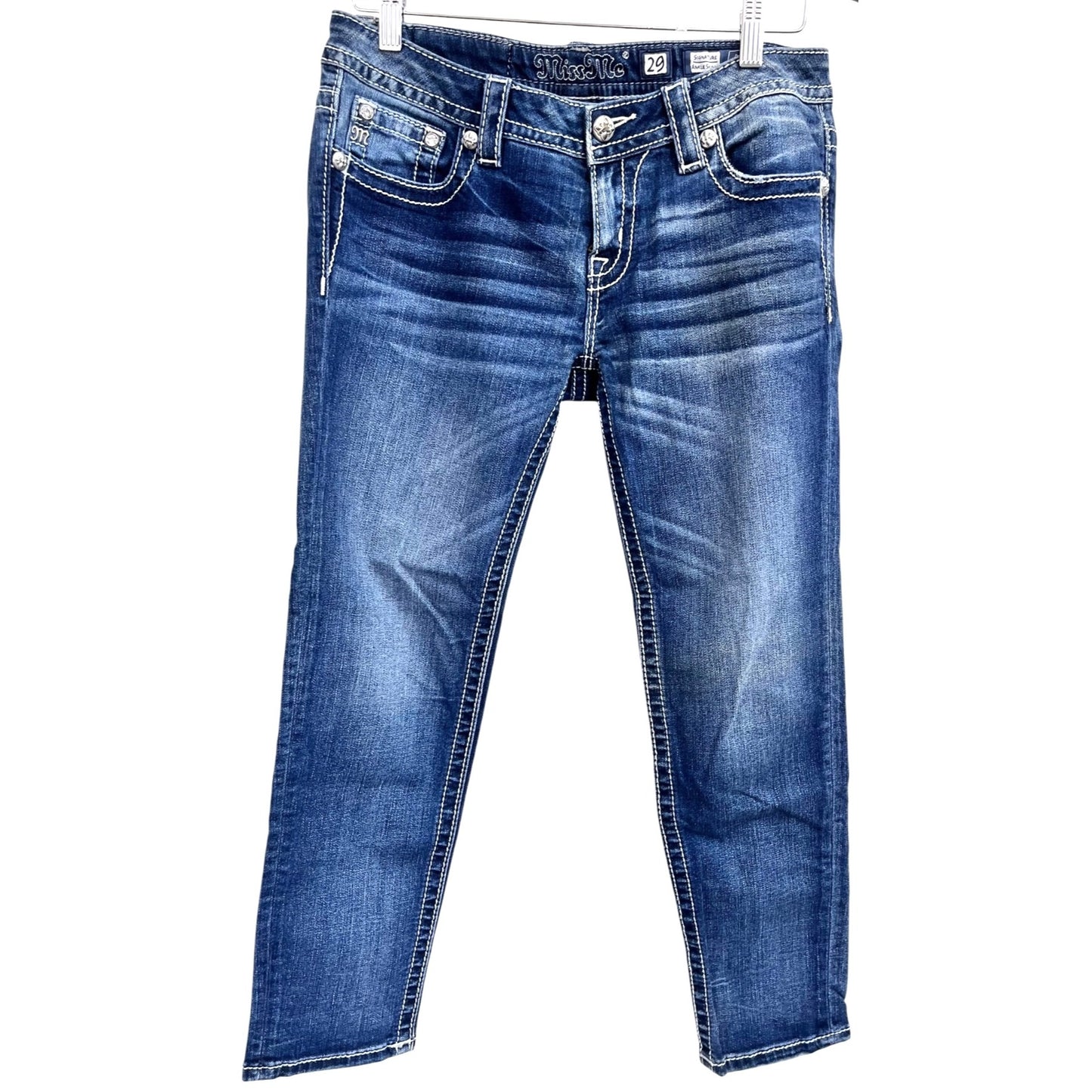 Miss Me Women's Signature Ankle Skinny Jeans Size 29