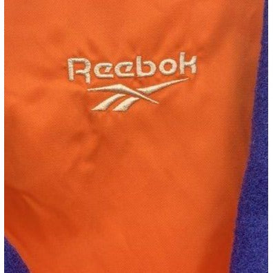 Vintage Reebok NBA Cleveland Cavaliers Varsity Jacket Navy Blue & Orange Men's XL