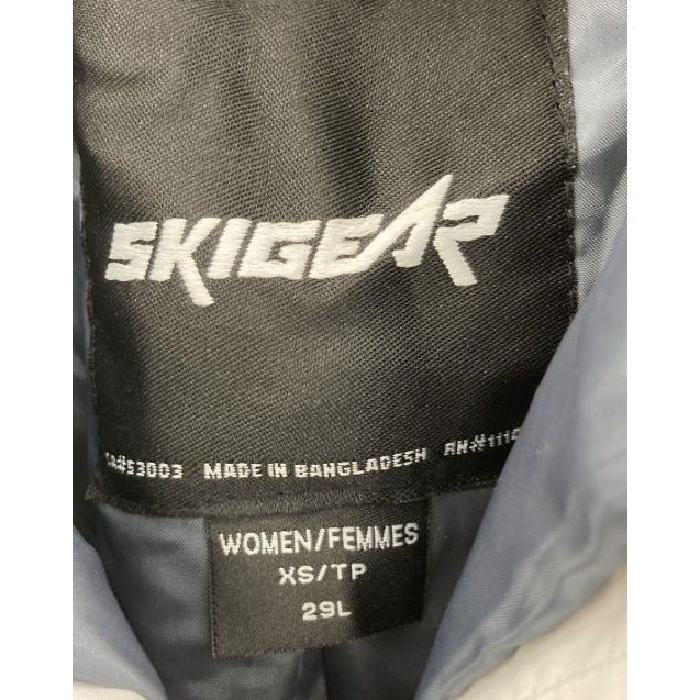 Skigear Women's White Snow Pants XS 29 L
