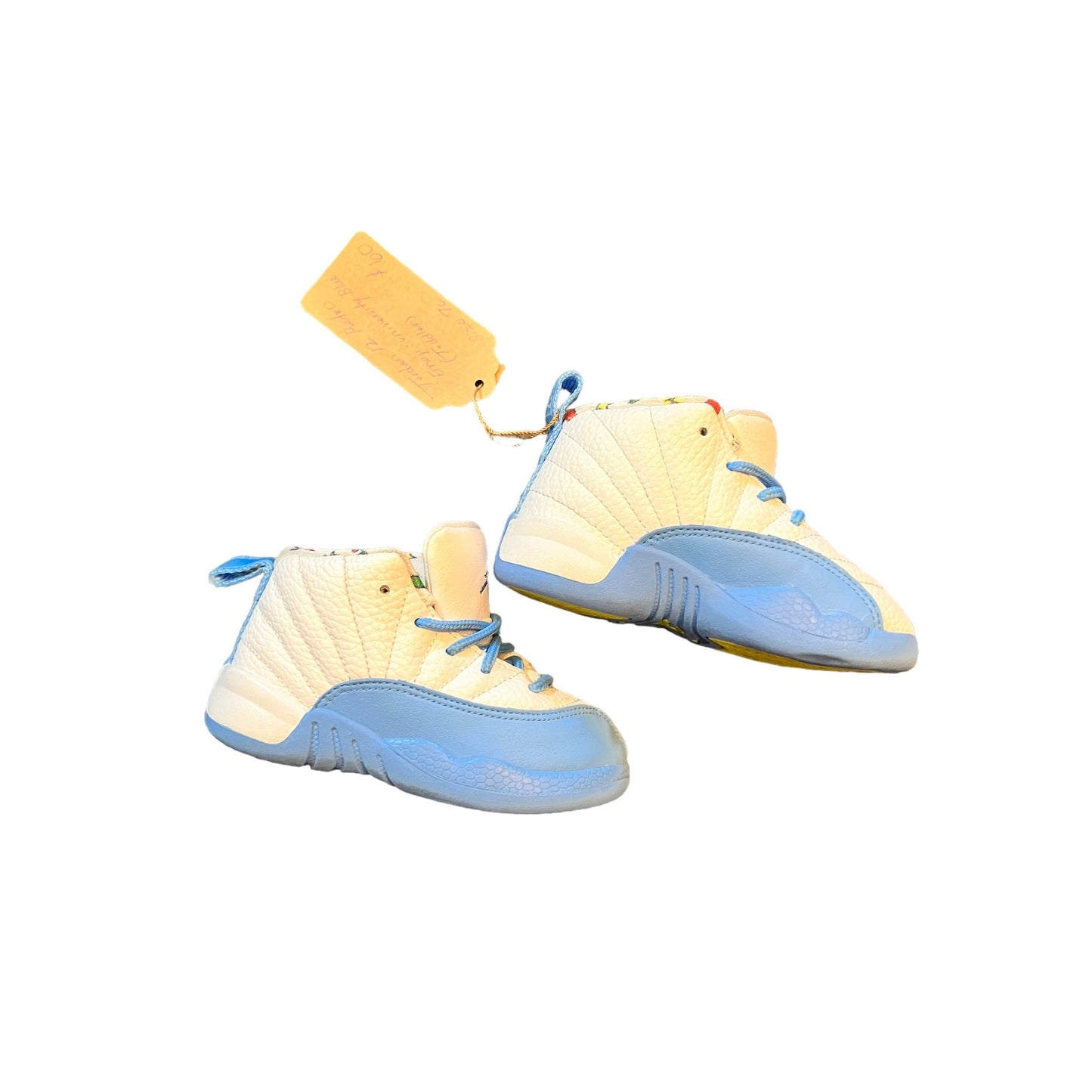 Jordan 12 Retro Emoji University Blue Toddler Size 7C