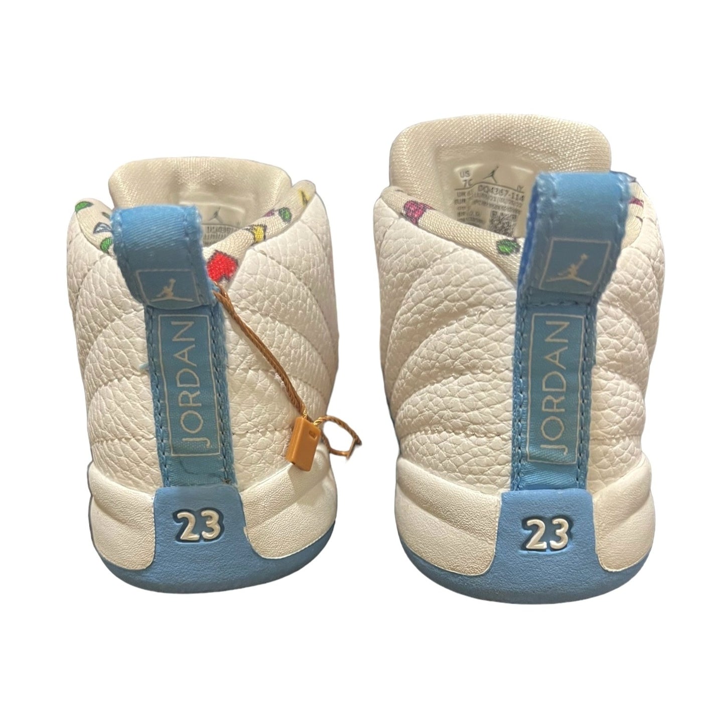 Jordan 12 Retro Emoji University Blue Toddler Size 7C
