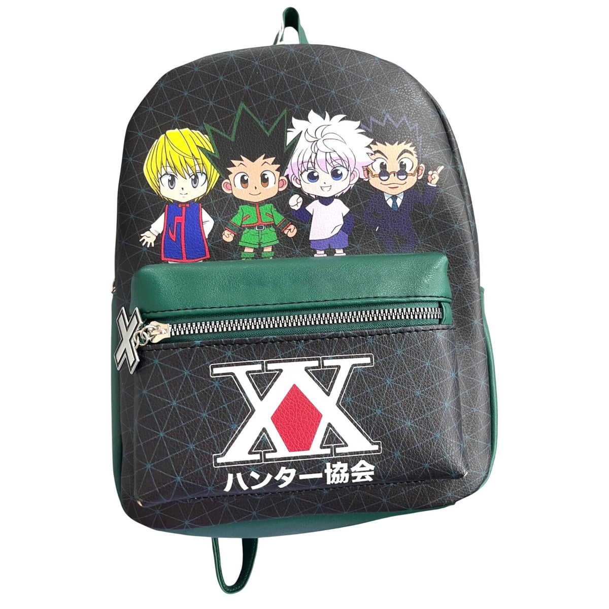 Hunter X Hunter Chibi Mini Backpack With Adjustable Straps & Zip Closure - NWT