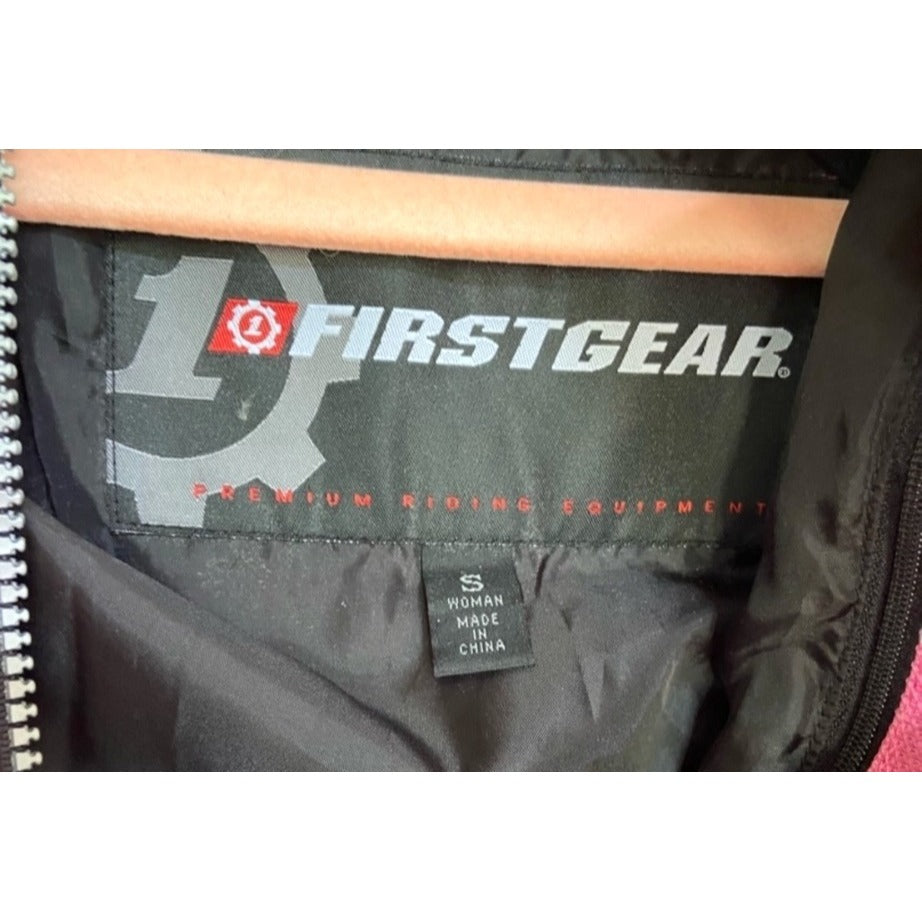 Firstgear Womens Pink & White Mesh Motorcycle Jacket Size S NWT