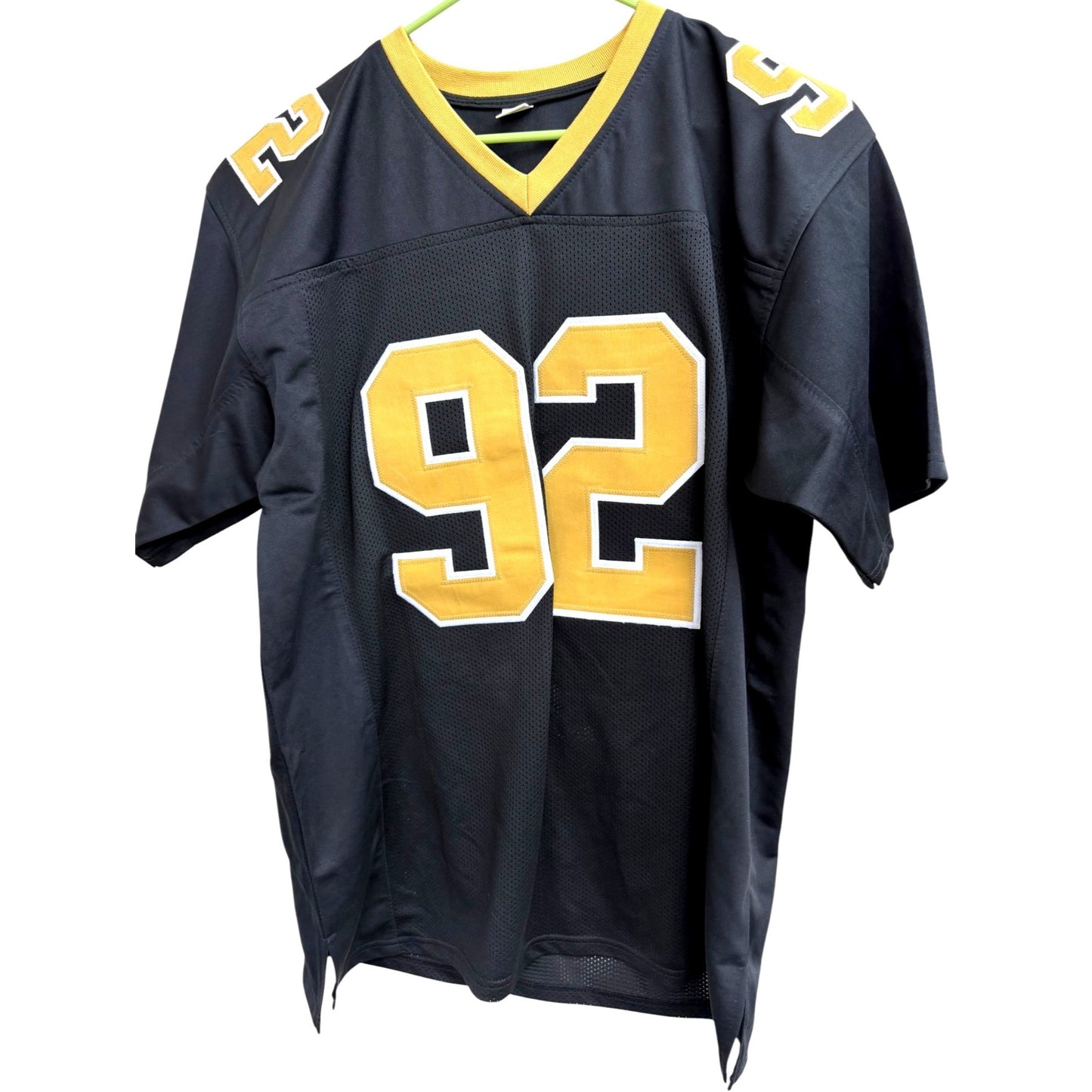 Marcus Davenport Autographed #92 XL Black & Gold Football Jersey With Beckett Authentication