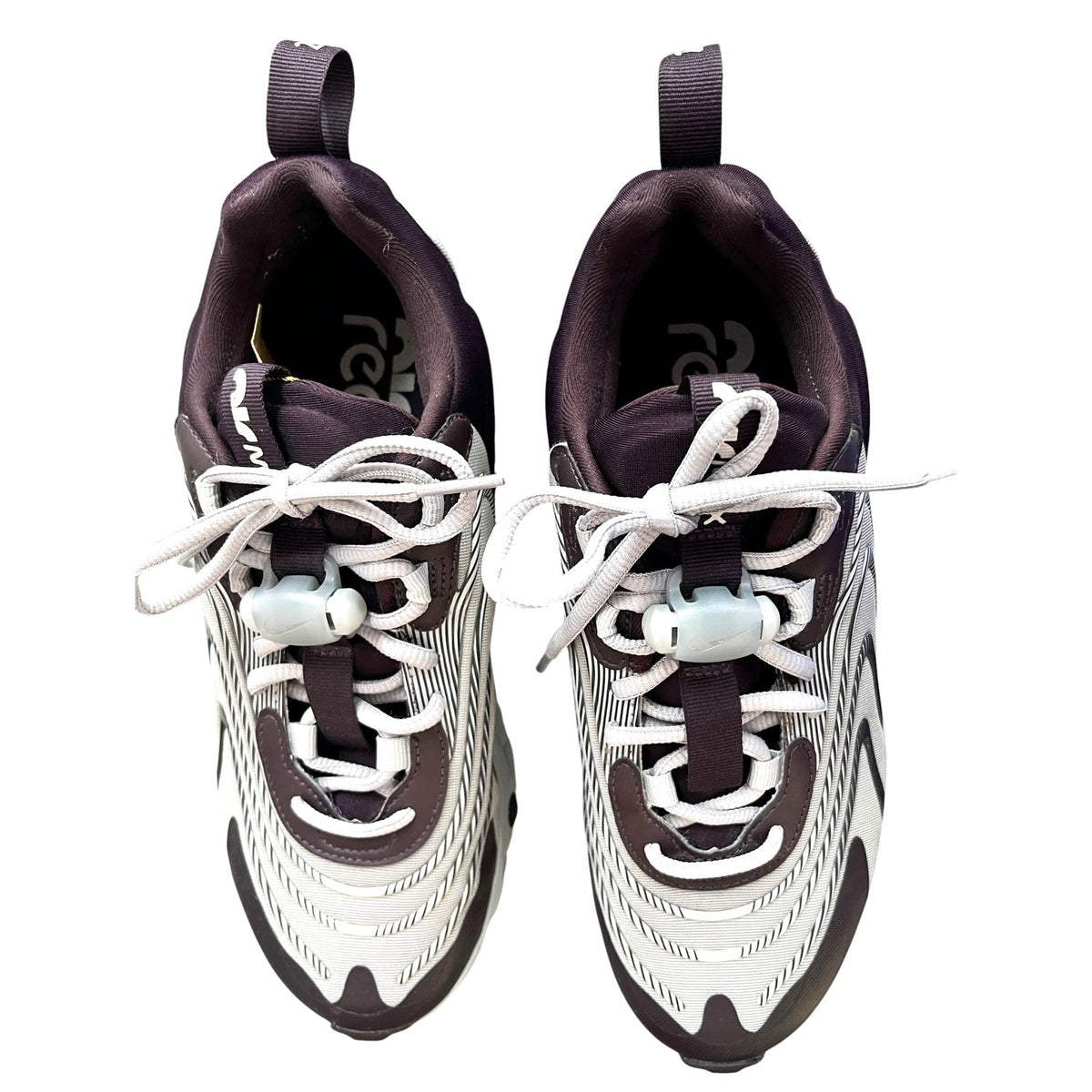 Women's Nike Air Max 270 React ENG Trainers CK2595 Black/Grey Size 7.5