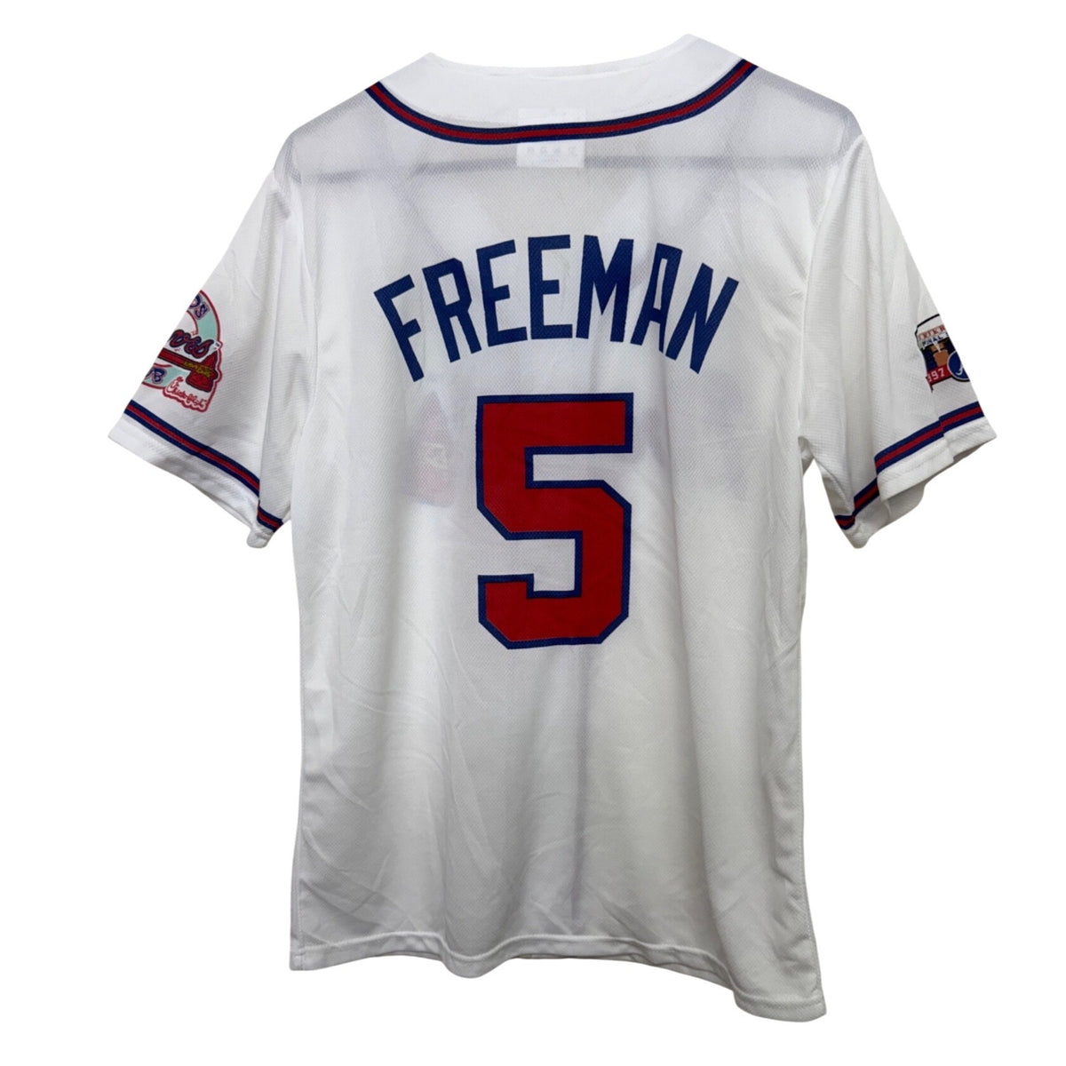 Atlanta Braves Kids Club Jersey Freeman #5 Turner Field Final Season Patch S/M