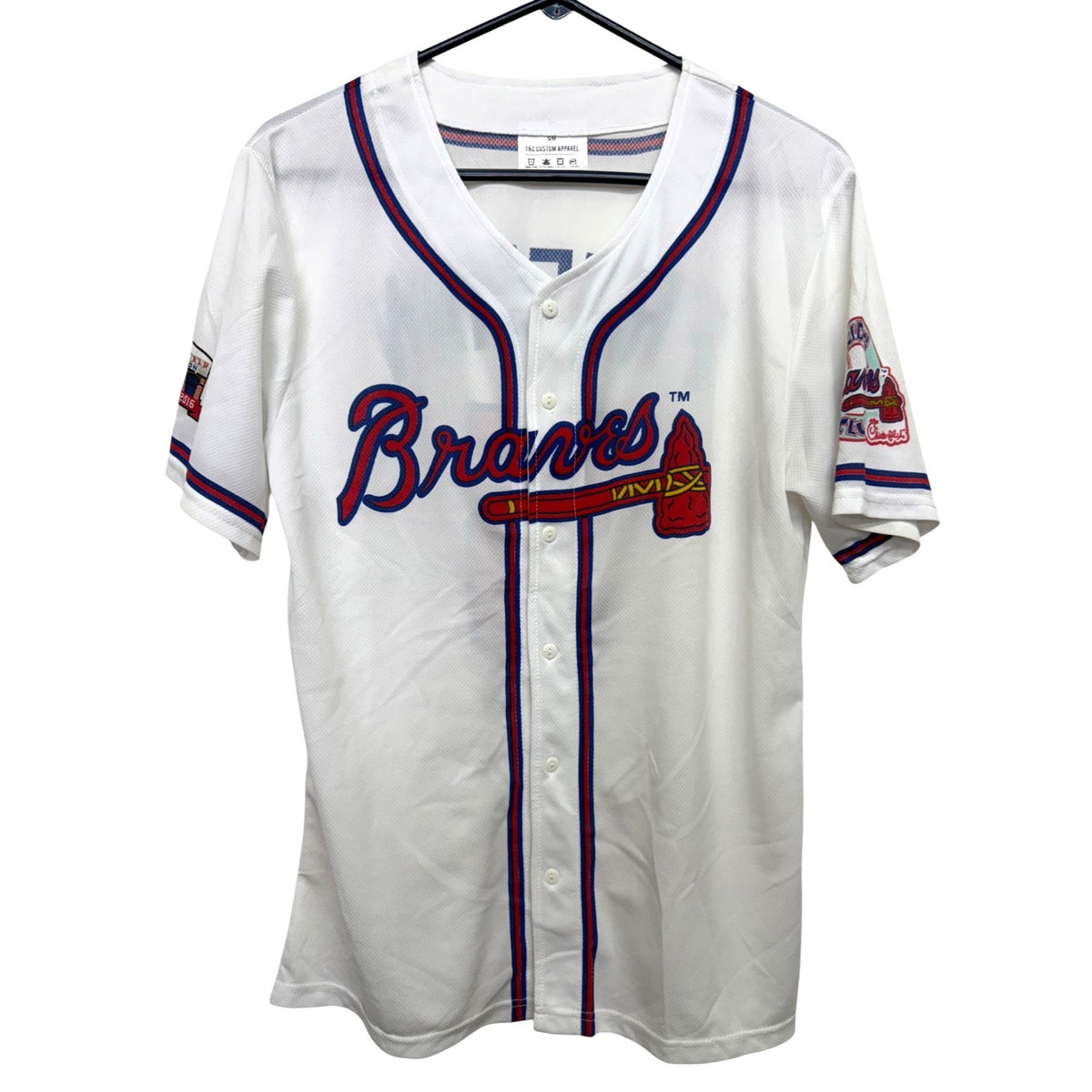 Atlanta Braves Kids Club Jersey Freeman #5 Turner Field Final Season Patch S/M