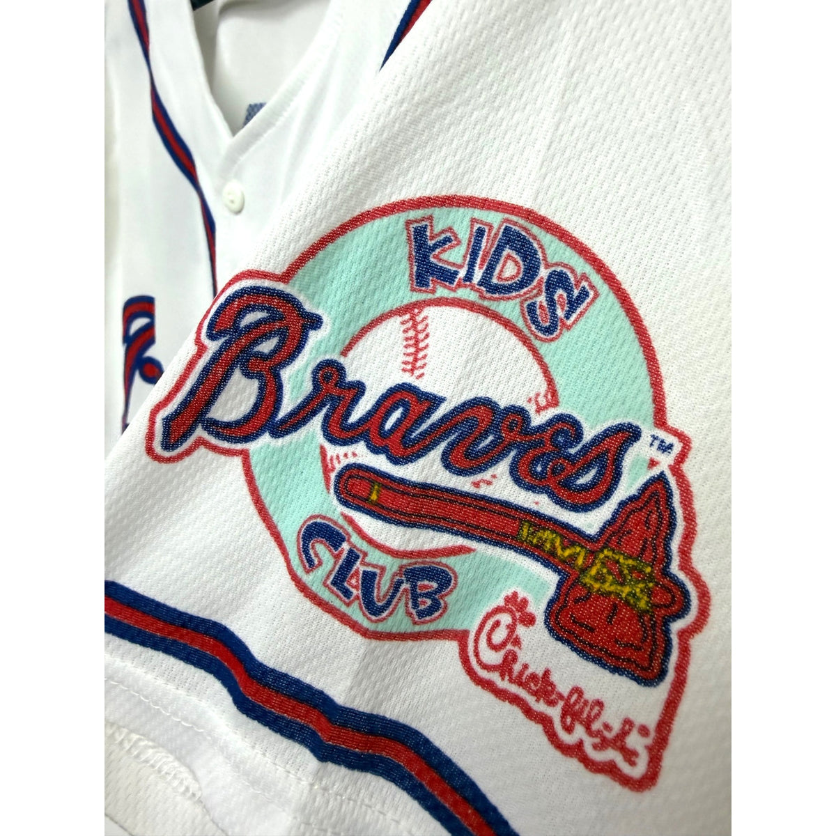 Atlanta Braves Kids Club Jersey Freeman #5 Turner Field Final Season Patch S/M