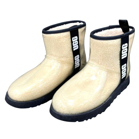 Ugg Women's Tasmia Clear Waterproof Rain Shearling Boots Size 10