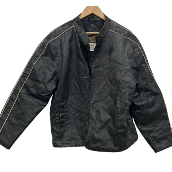 Men's Black Faux Leather Whispering Smith Jacket