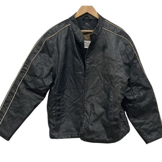Men's Black Faux Leather Whispering Smith Jacket