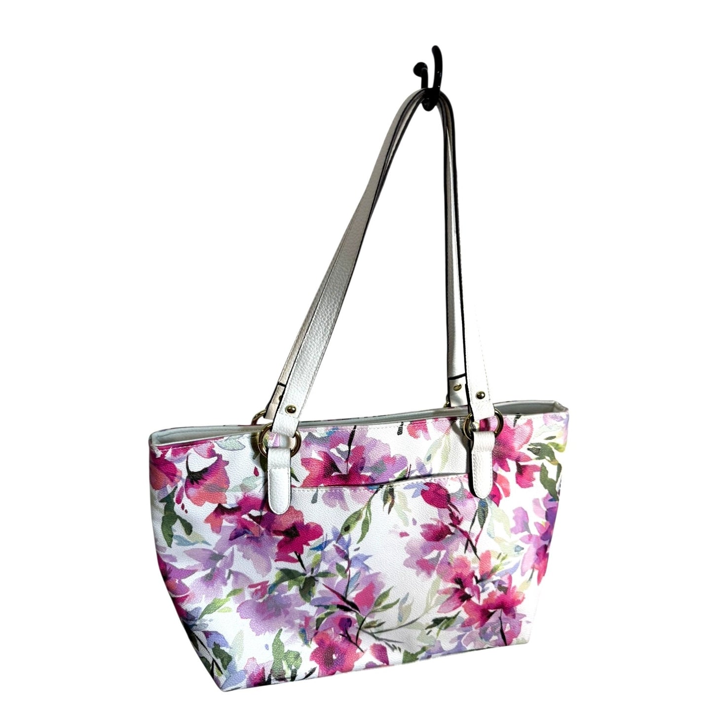 Liz Claiborne Floral Shoulder Purse Tote