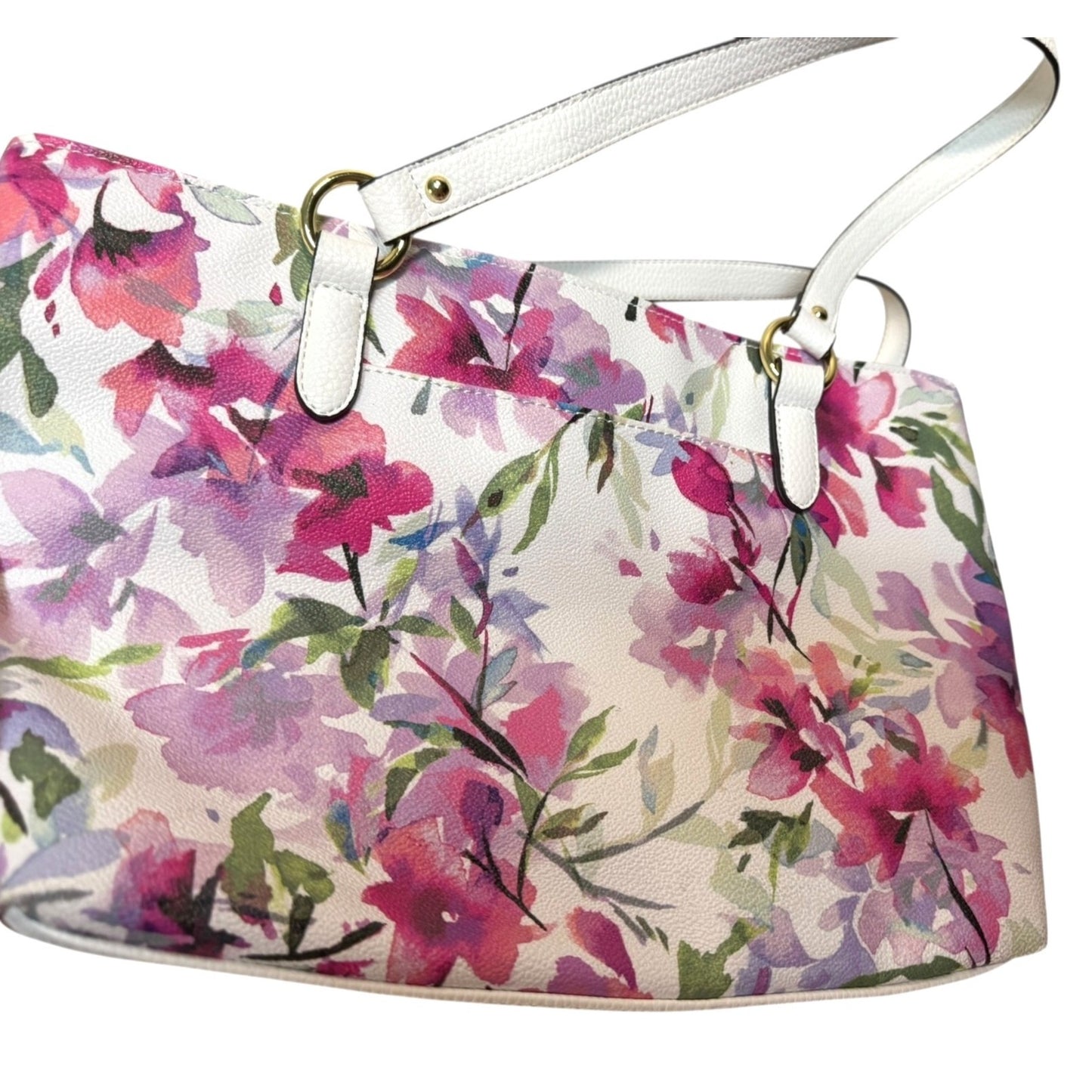 Liz Claiborne Floral Shoulder Purse Tote