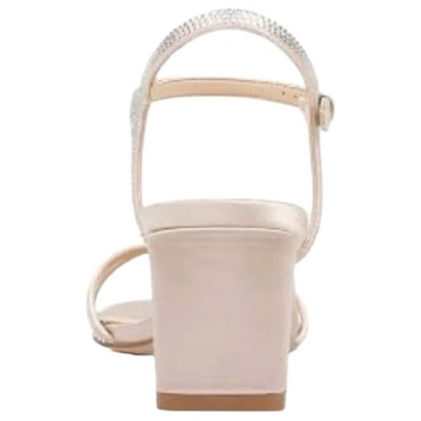 Jewel Badgley Mischka Block Heel Sandals Size 7.5