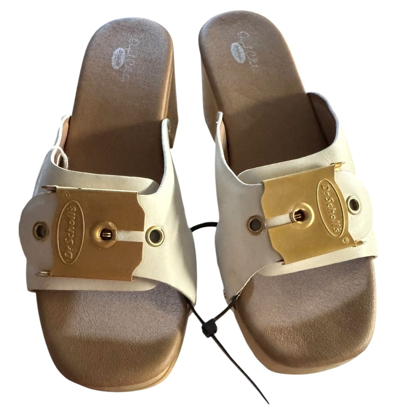 Dr. Scholls Womens Size 7 Leather Sandals Shoe