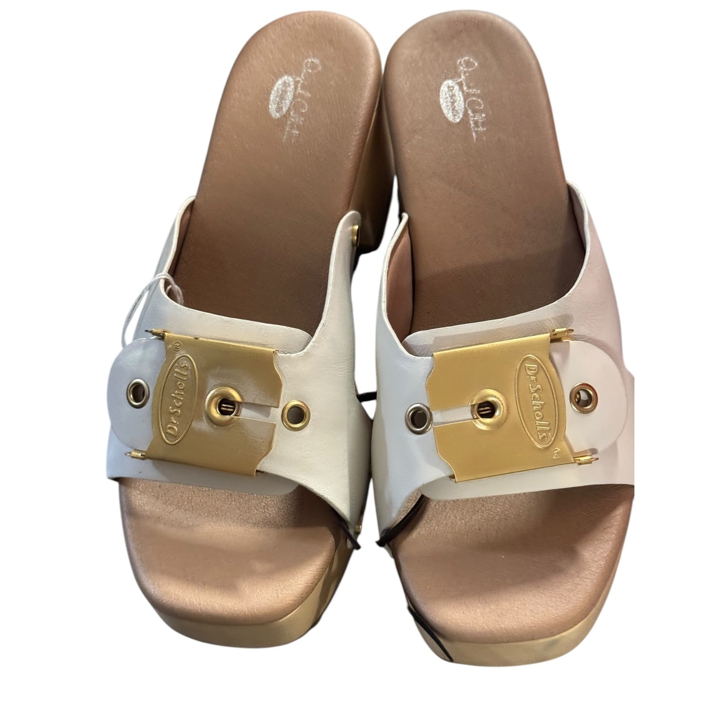 Dr. Scholls Womens Size 7 Leather Sandals Shoe