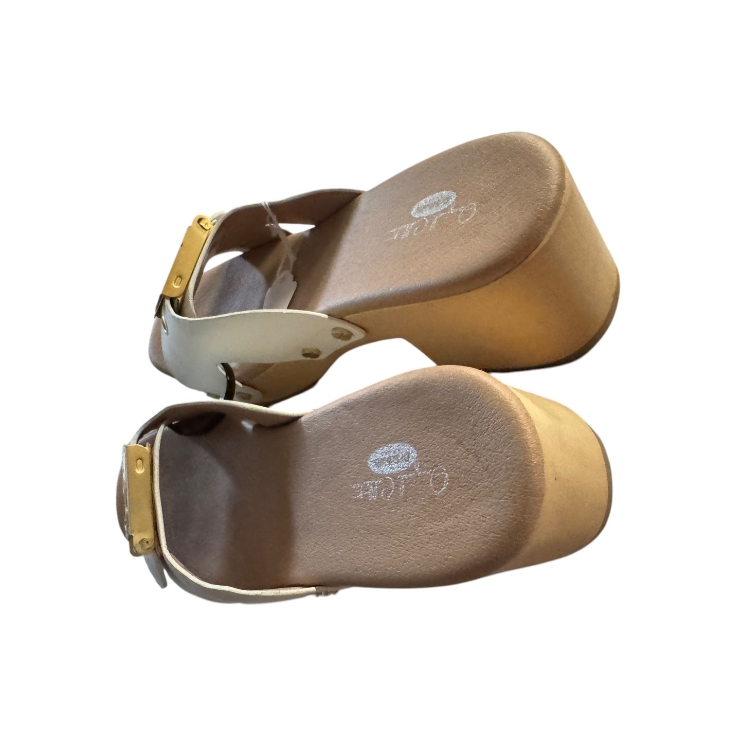 Dr. Scholls Womens Size 7 Leather Sandals Shoe
