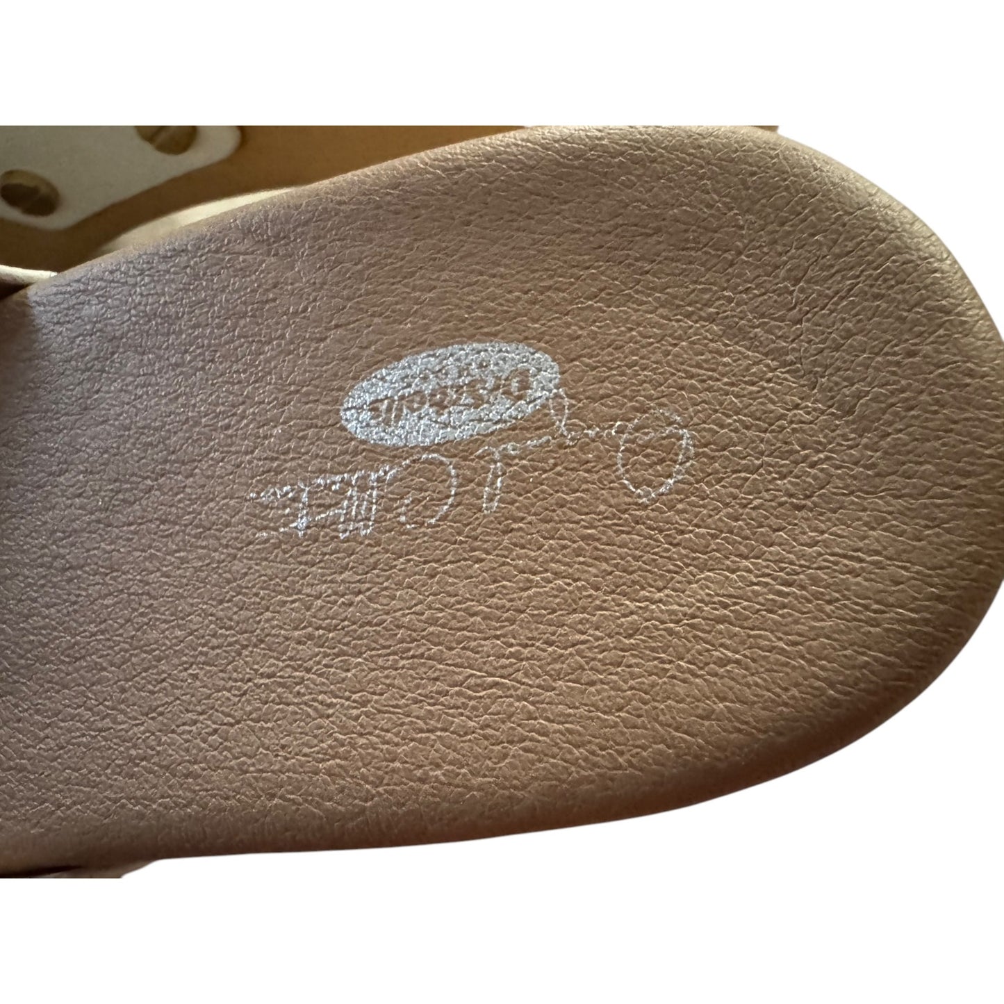 Dr. Scholls Womens Size 7 Leather Sandals Shoe