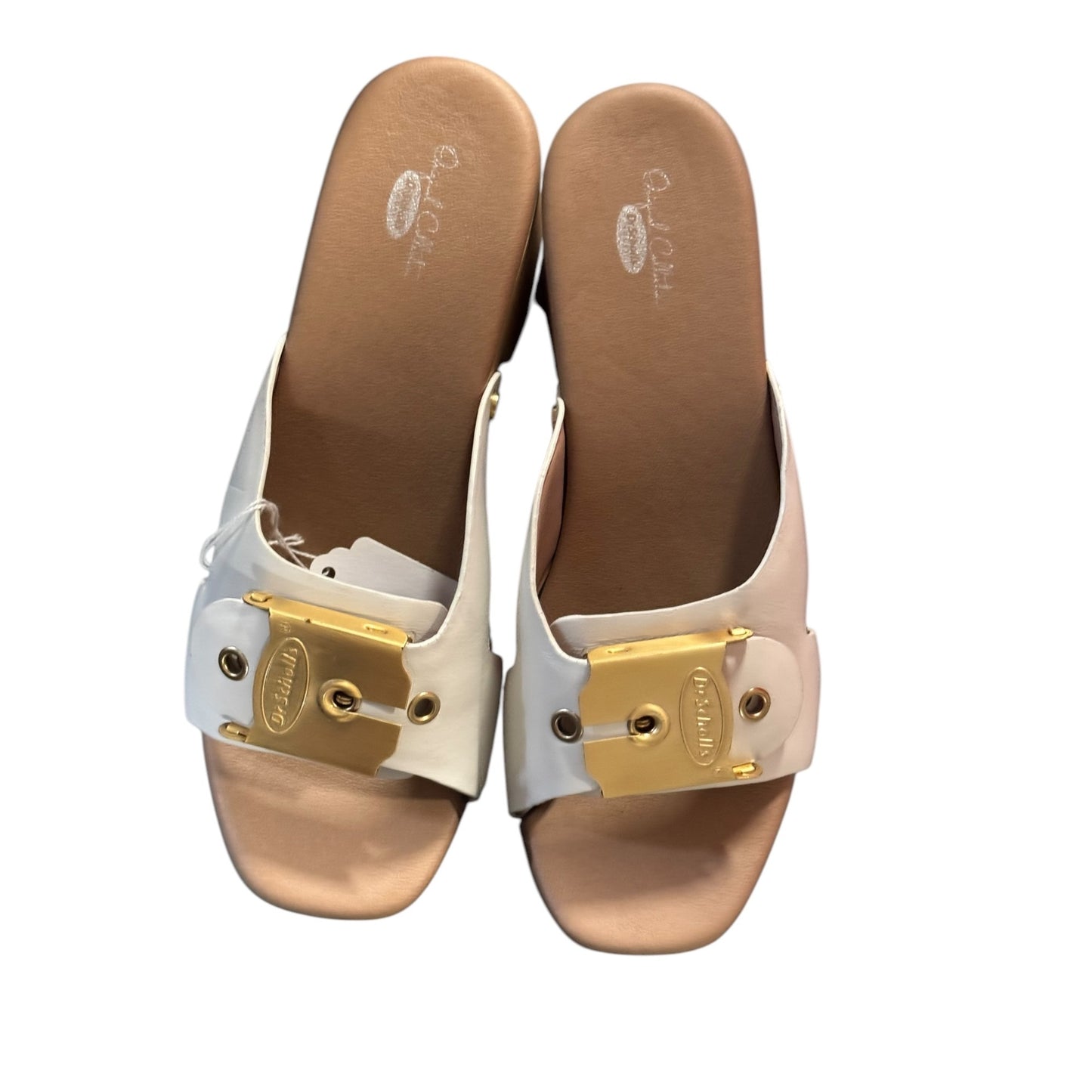 Dr. Scholls Womens Size 7 Leather Sandals Shoe