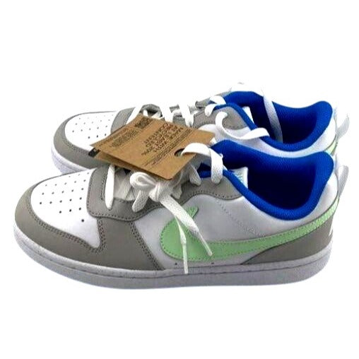 Nike Court Vision White/gray/green/blue Sneaker Athletic Shoe Boys 5.5 NWT