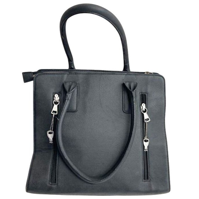 Browning Black Concealed Carry W/Locks Leather Shoulder Handbag