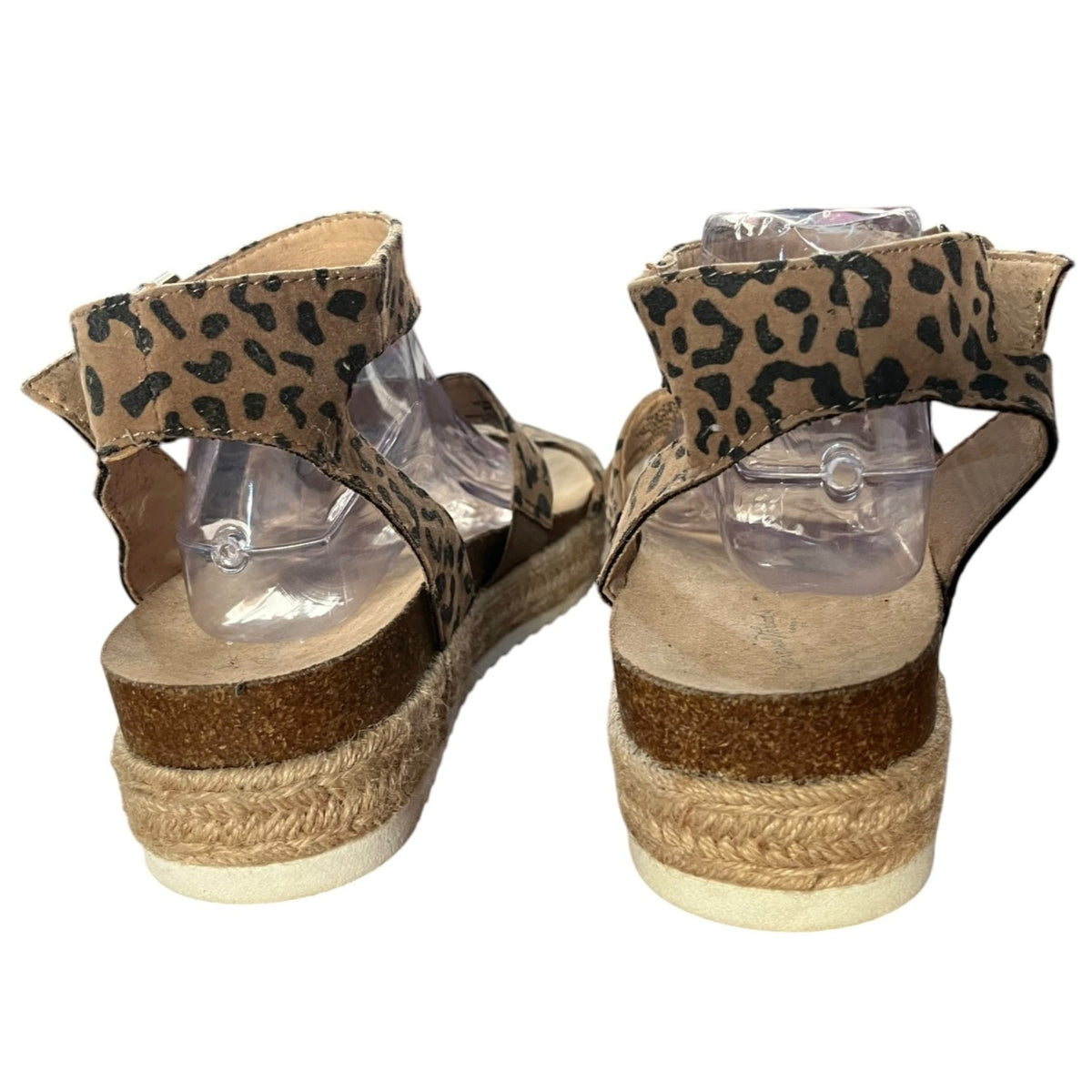 Universal Thread Agnes Leopard Print Espadrille Sandals Women's Size 12W
