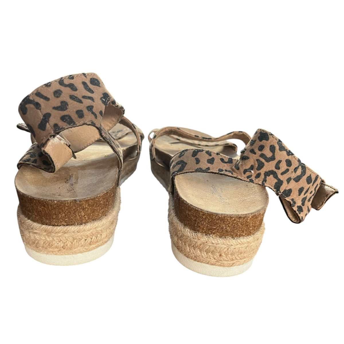 Universal Thread Agnes Leopard Print Espadrille Sandals Women's Size 12W