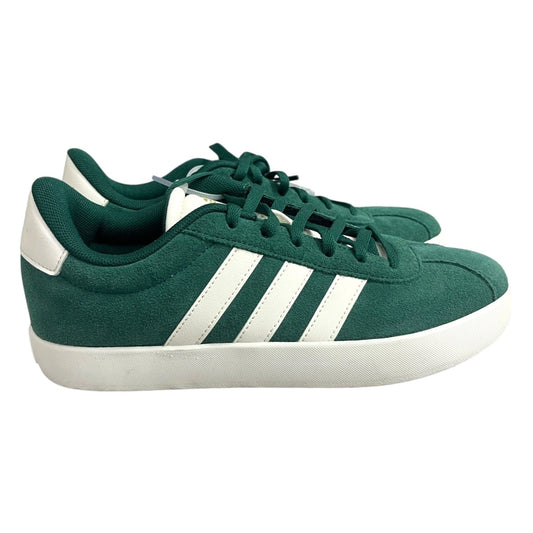 Adidas VL Court 3 Green Suede Sneakers Women's Size 5