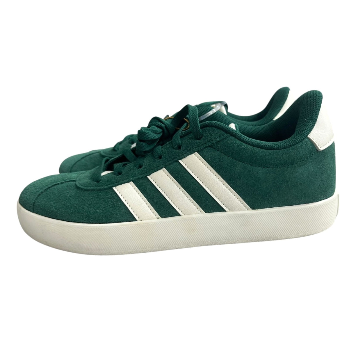 Adidas VL Court 3 Green Suede Sneakers Women's Size 5