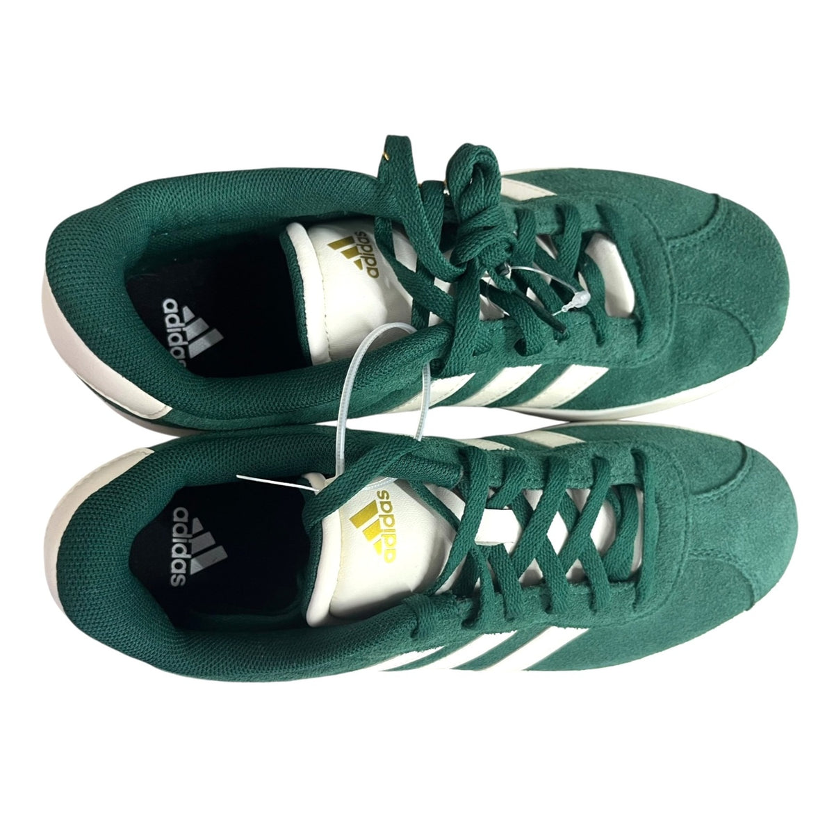 Adidas VL Court 3 Green Suede Sneakers Women's Size 5