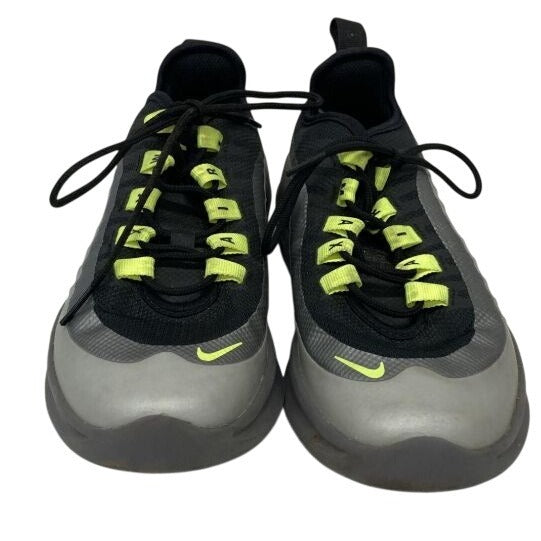 Nike Air Max Axis Youth Shoes Black/Gray With Neon Yellow Accents Size 5.5Y