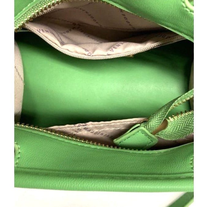 Steve Madden Quilted Green Crossbody Bag With Adjustable Straps