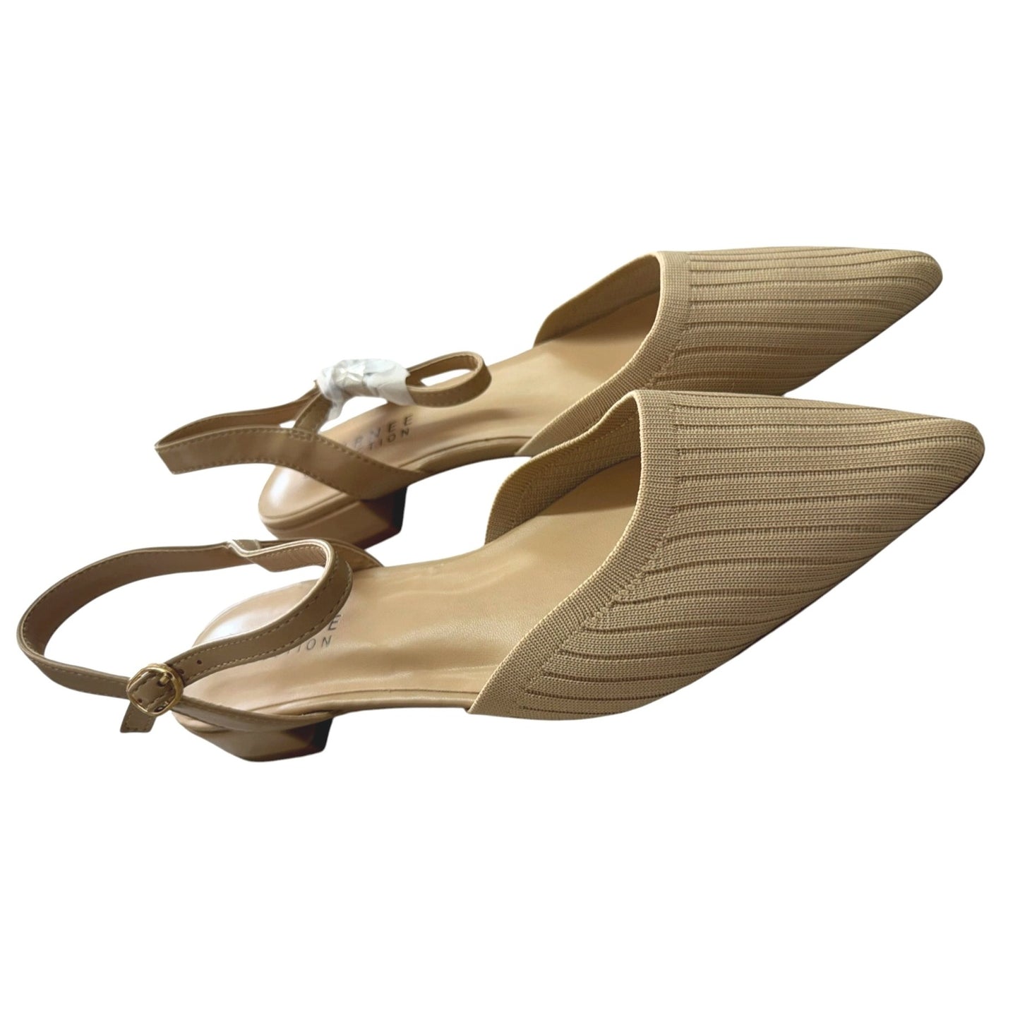 Journee Collection WD-Ansley Tan Size 11 Wide Width NWB Women's Heels